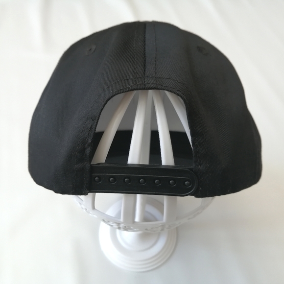 Black Five Panel Trucker Cap NWOT - Picture 5 of 7